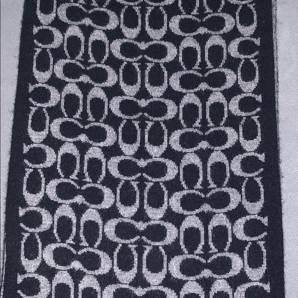 PRICE DROP! NWOT Coach Cashmere Scarf - Picture 3 of 6